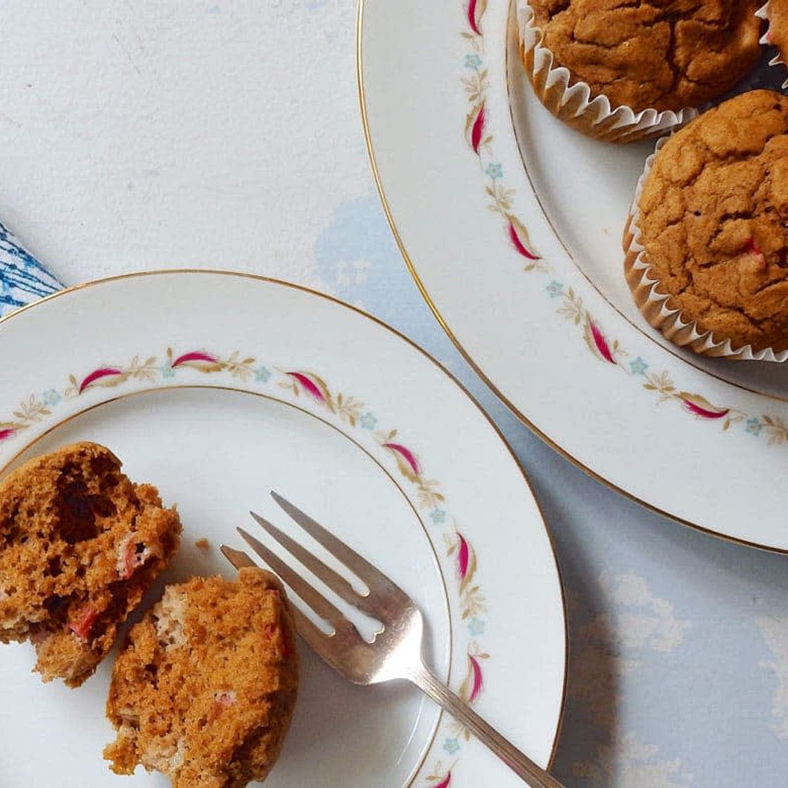 Rhubarb Muffins
