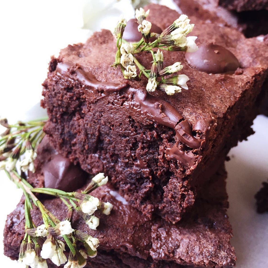 Fudgy Buckwheat Brownies