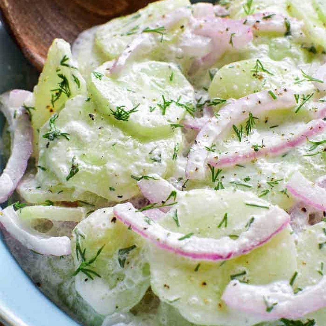 Creamy Cucumber Salad