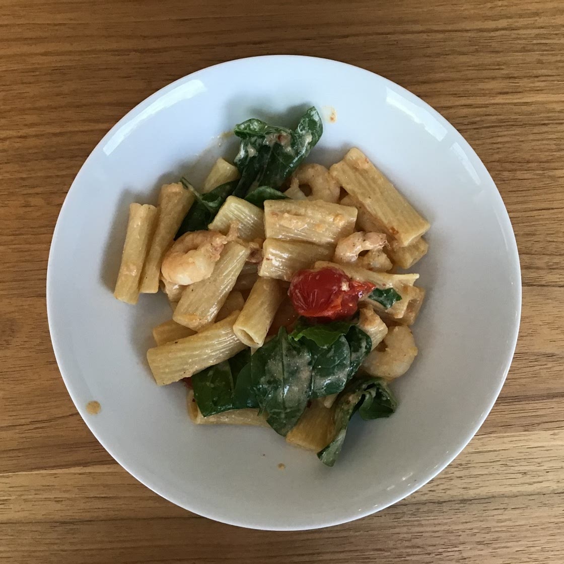 My favourite prawn pasta 🍝🦐