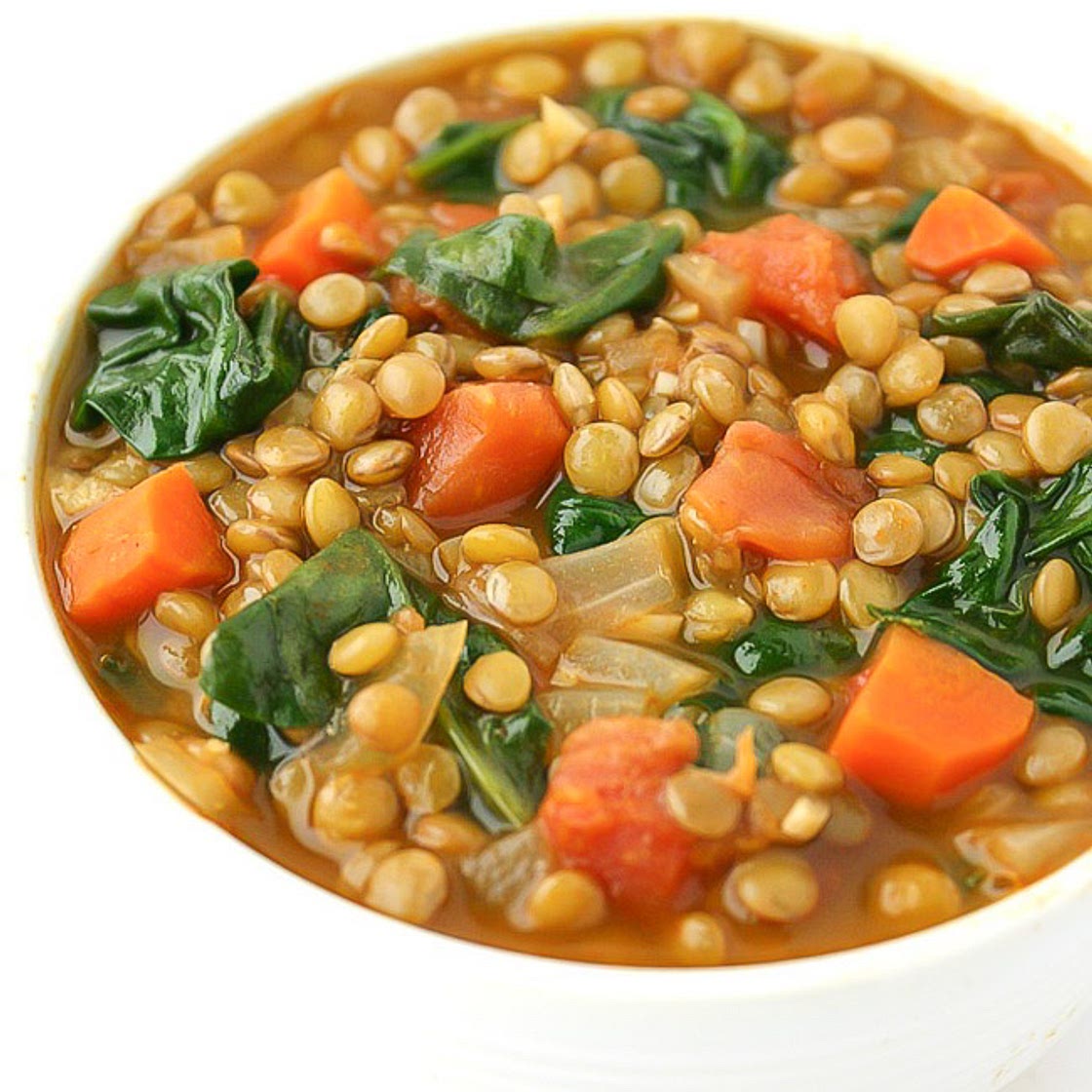 Lentil Spinach Soup