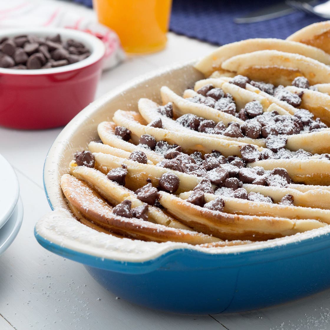 Chocolate Chip Pancake Bake