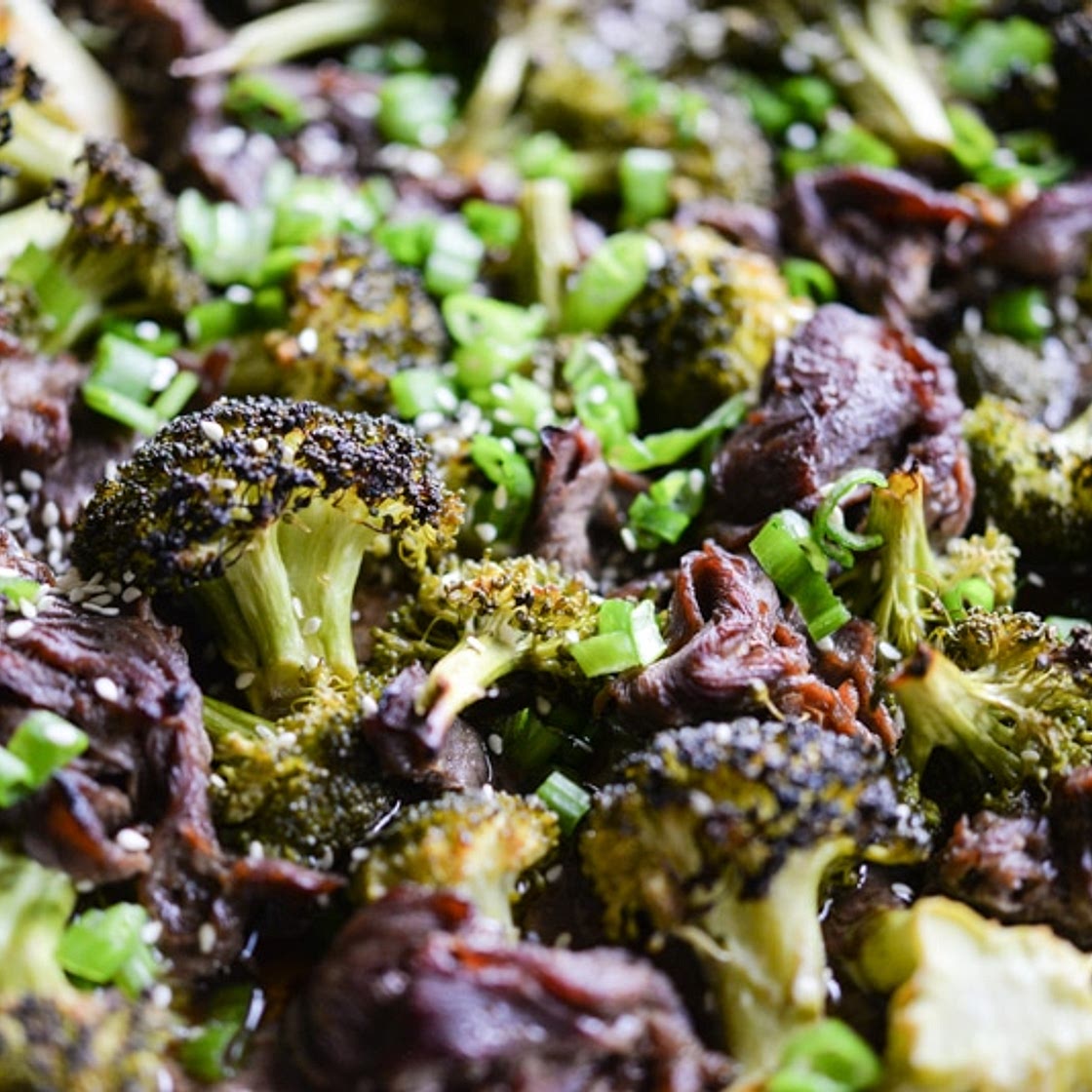 Teriyaki Beef Sheet Pan Dinner