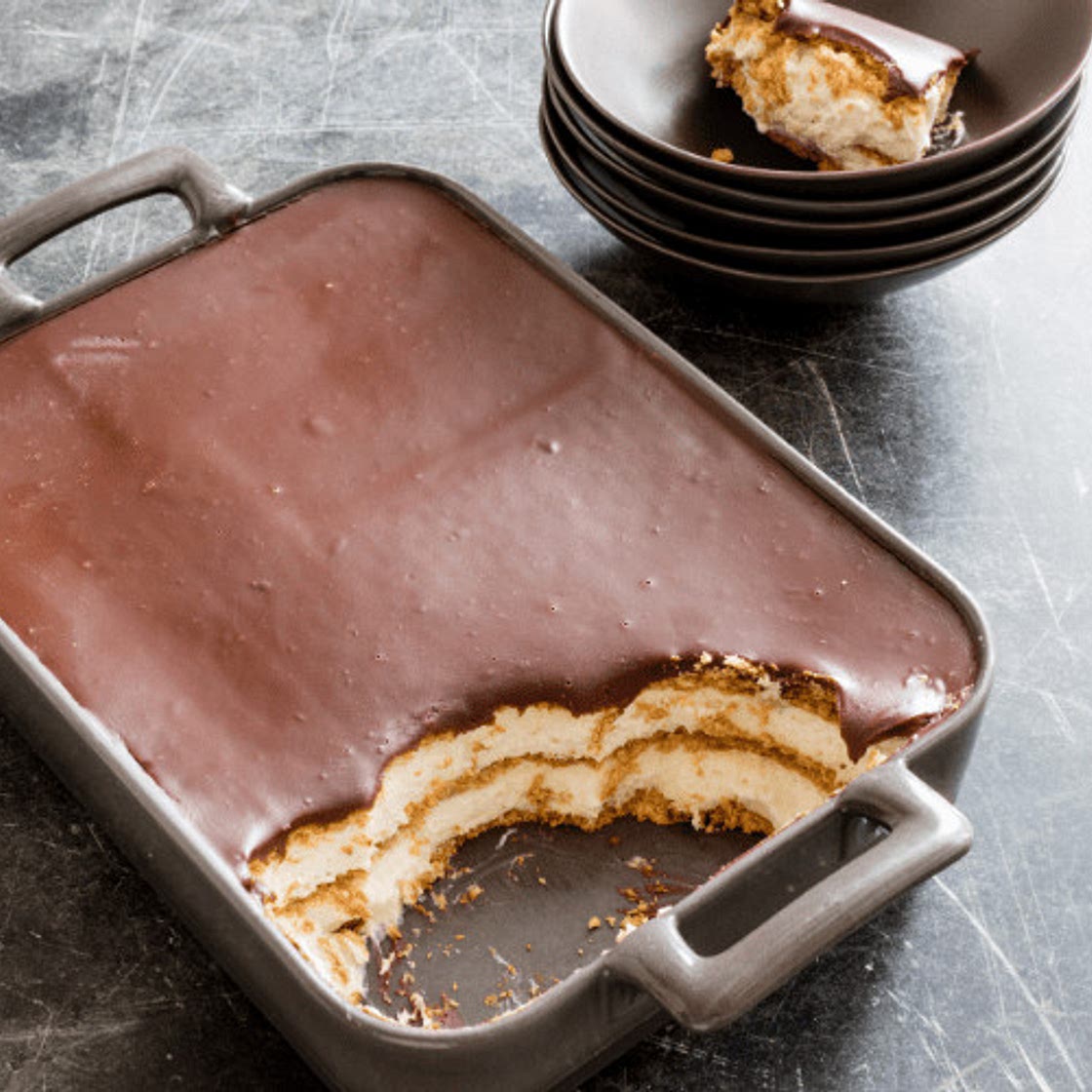 Keto Chocolate No-Bake Eclair Cake