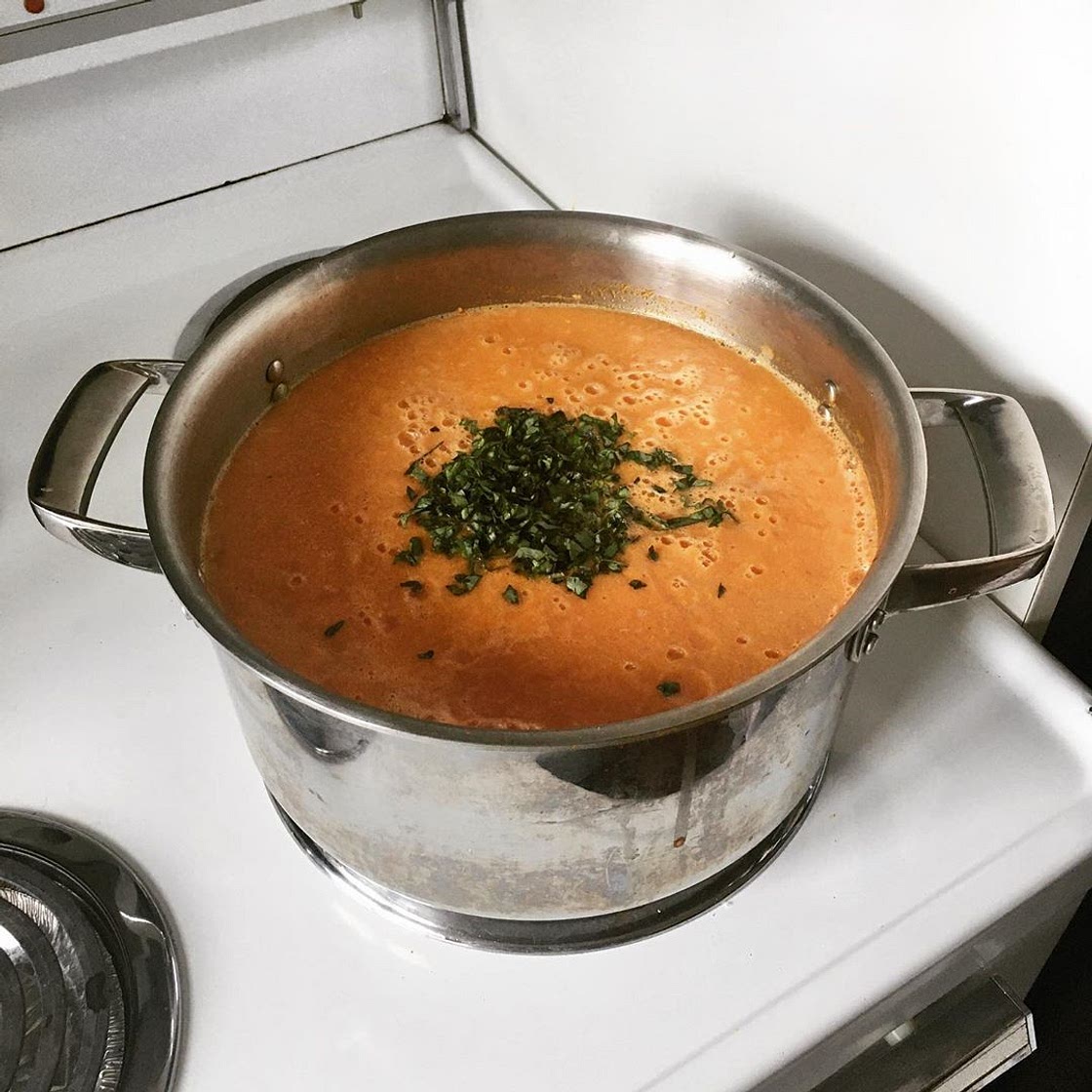 Rich tomato soup