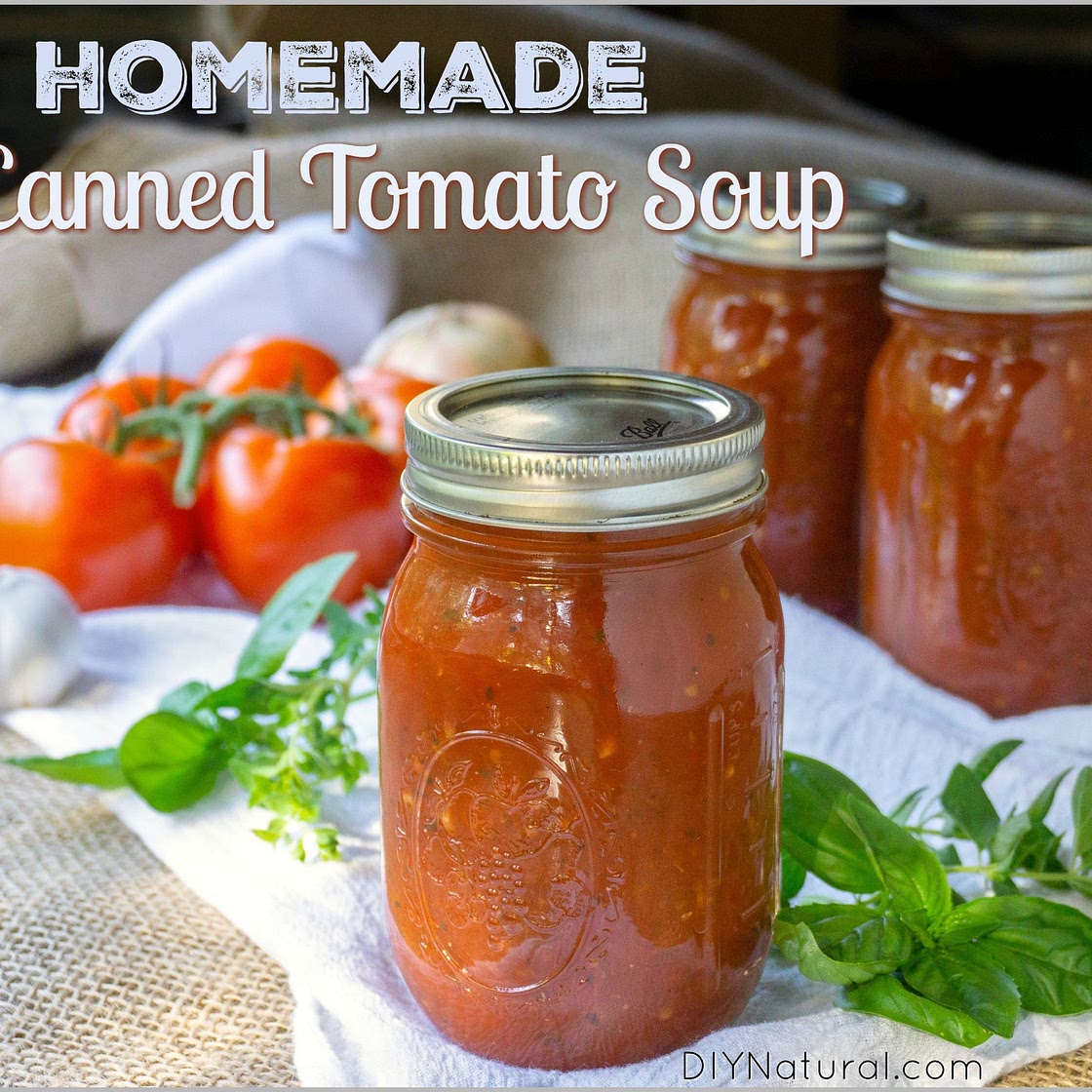 Homemade Canned Tomato Soup Recipe