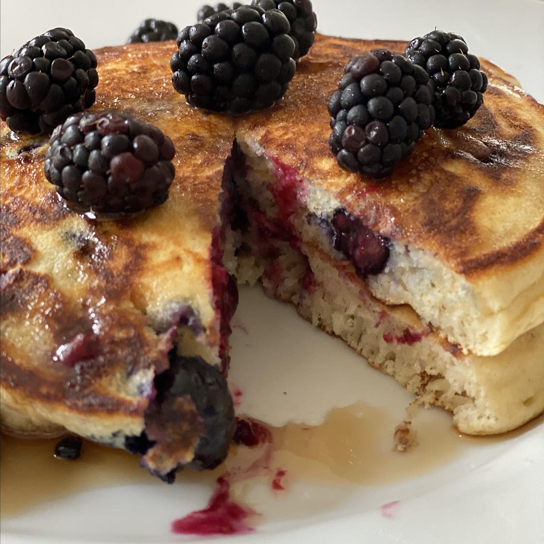 Todd's Famous Blueberry Pancakes