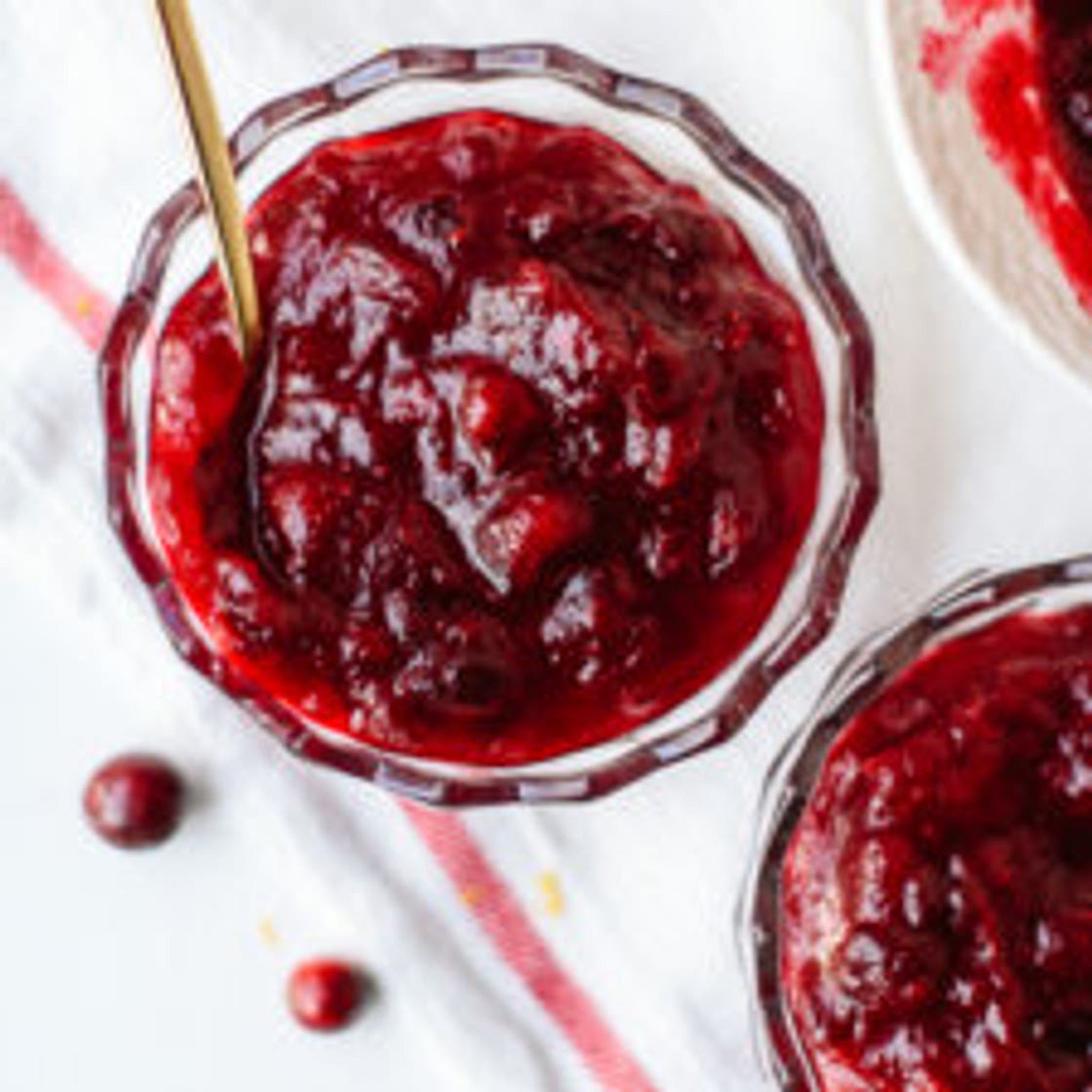 Naturally Sweetened Cranberry Sauce