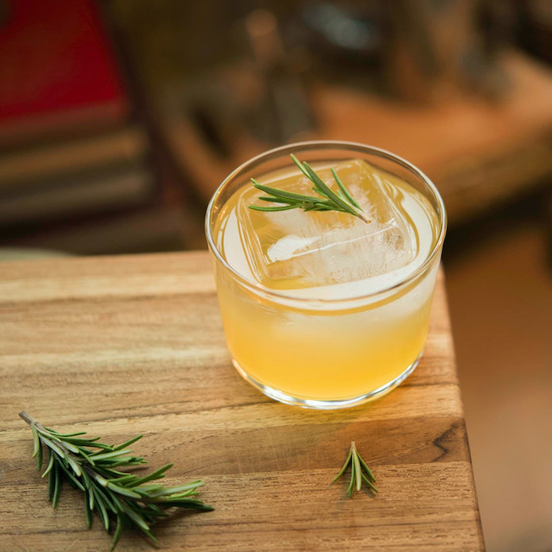 Curious Soft Cocktail :: Tangelo Rosemary Shrub