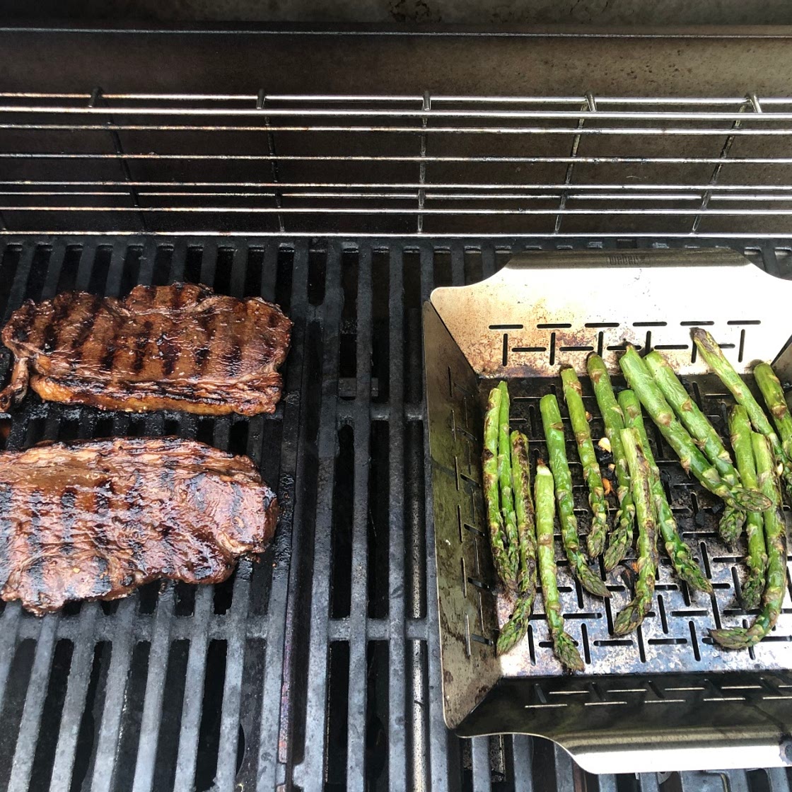 Dads Marinated BBQ Steak & Chips
