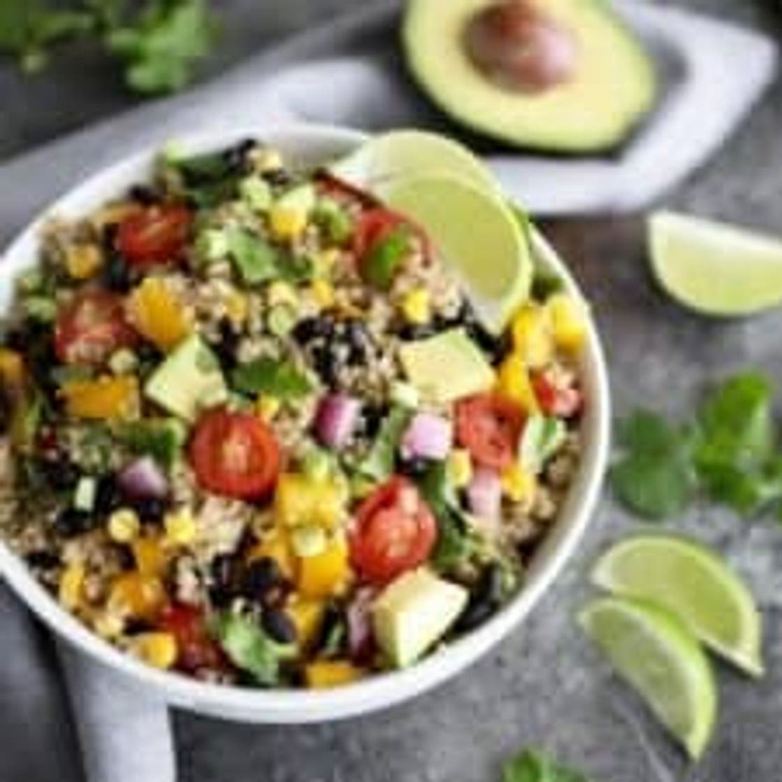 Tex-Mex Quinoa Salad with Black Beans & Corn