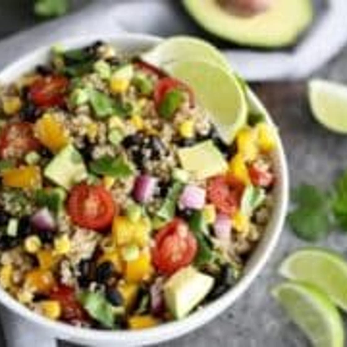 Tex-Mex Quinoa Salad with Black Beans & Corn