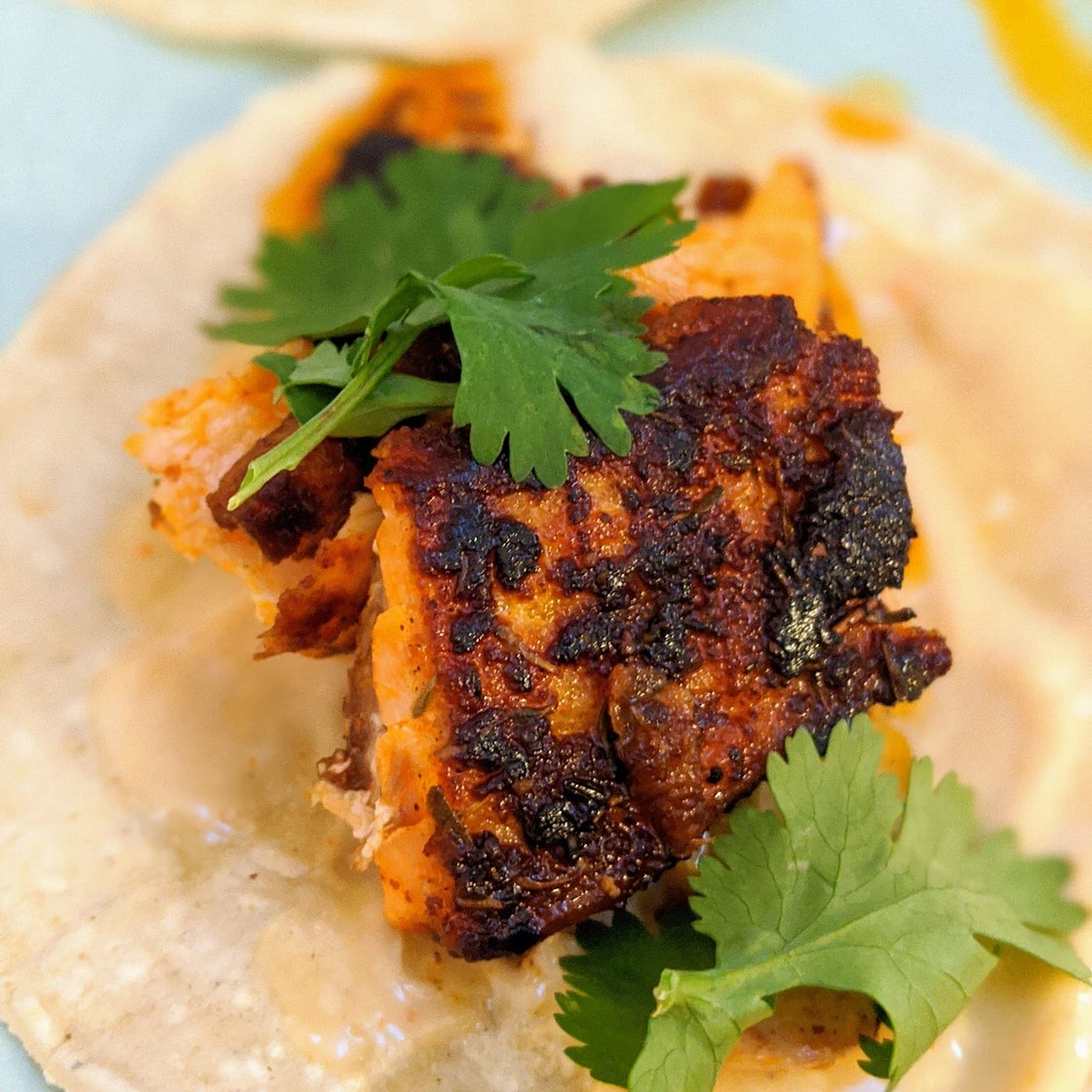 Blackened Salmon Tacos