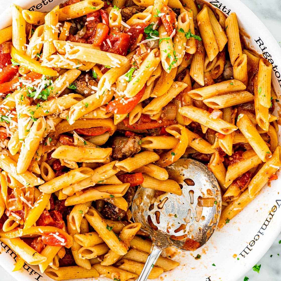 Sausage Pepper Pasta