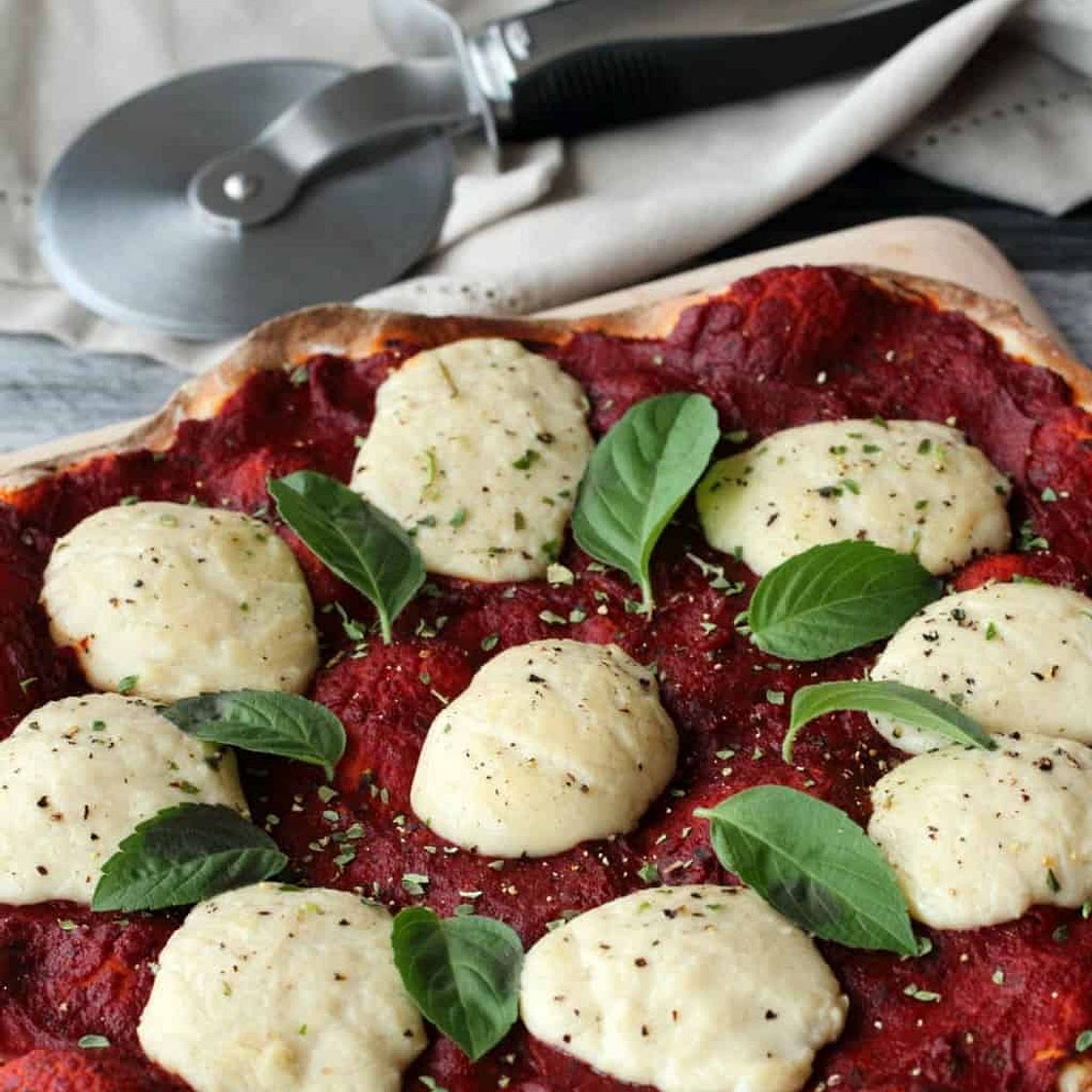 Cashew pizza cheese