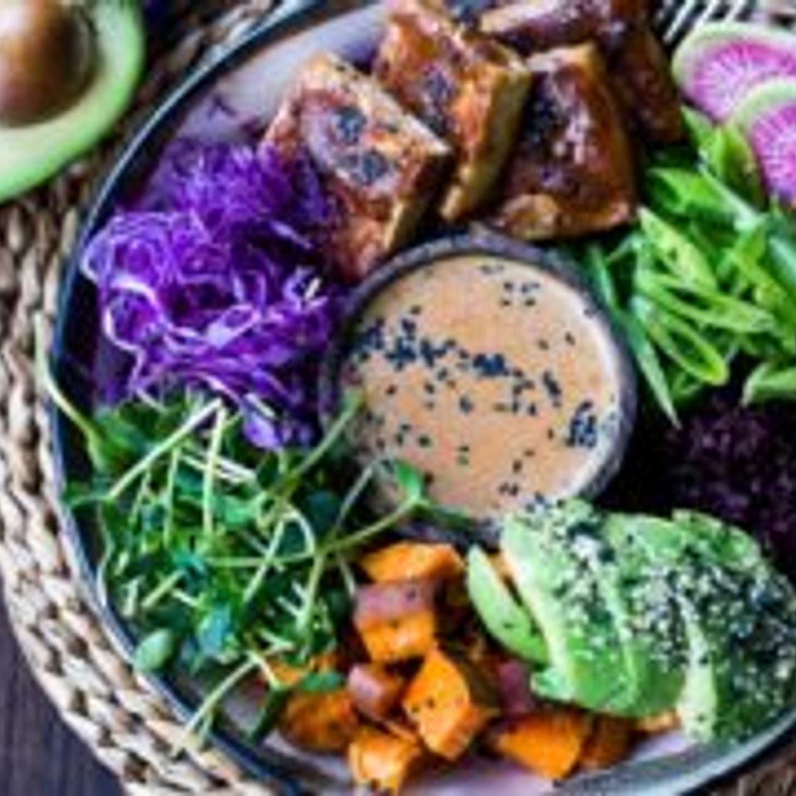 Bali Bowls with Peanut Tofu