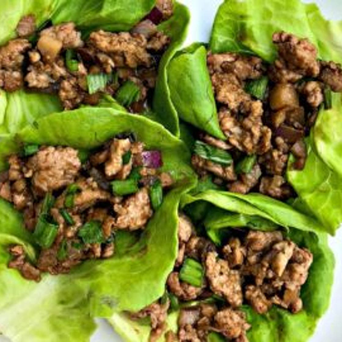 Easy, Keto Low-Carb PF Chang’s Chicken Lettuce Wraps with Video