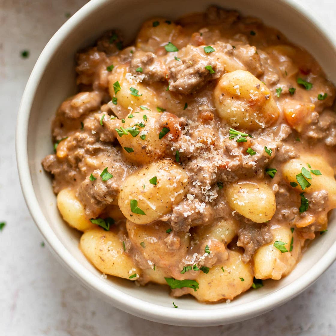 Ground Beef Gnocchi