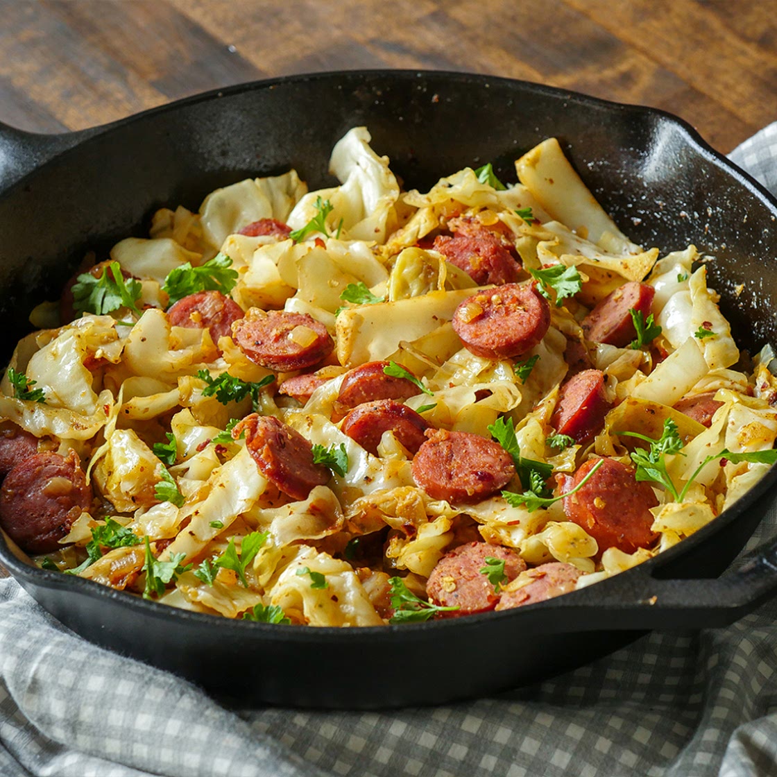 Kielbasa & Cabbage