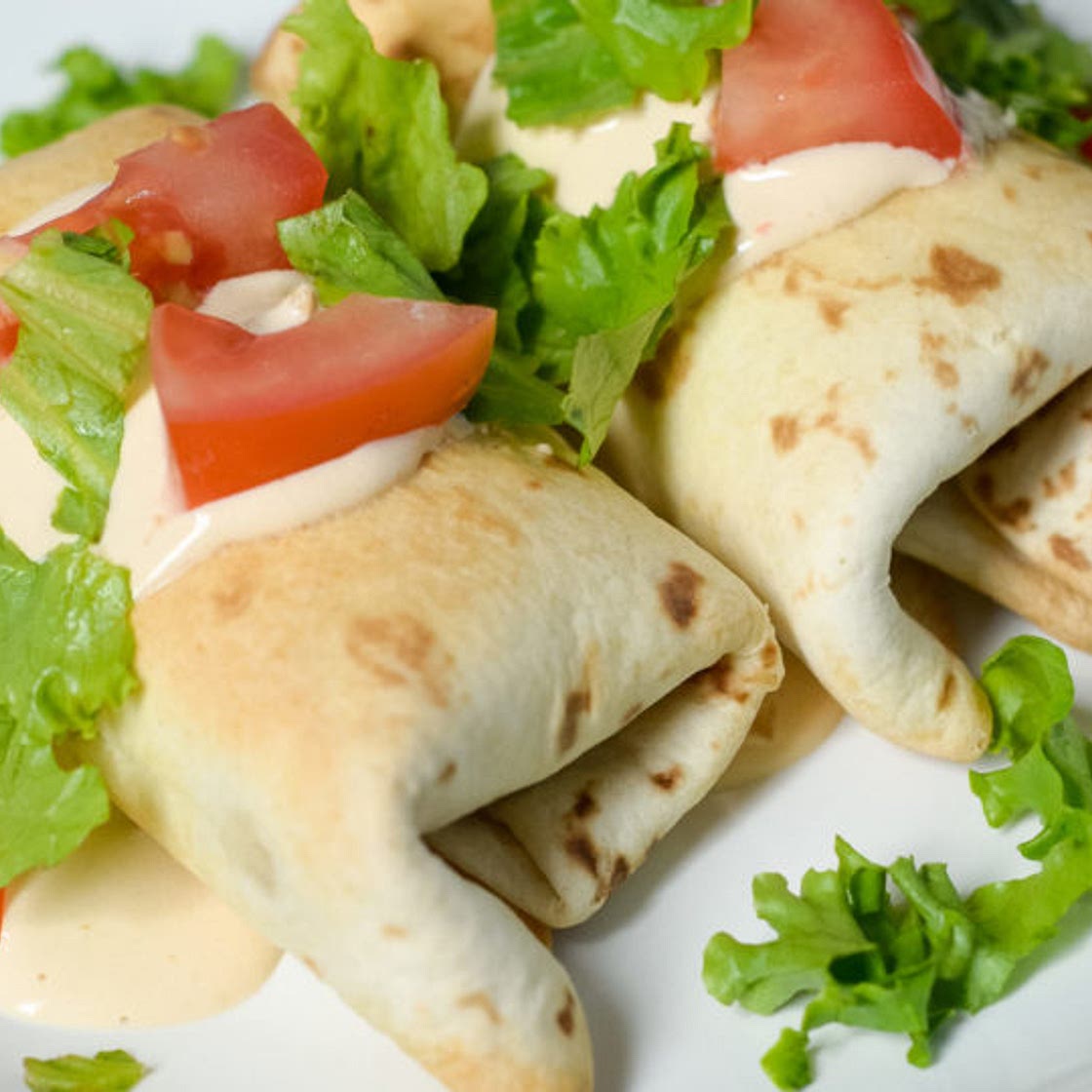 Air Fryer Beef & Bean Chimichangas