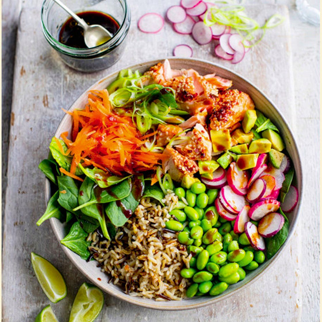 Salmon Salad Bowl