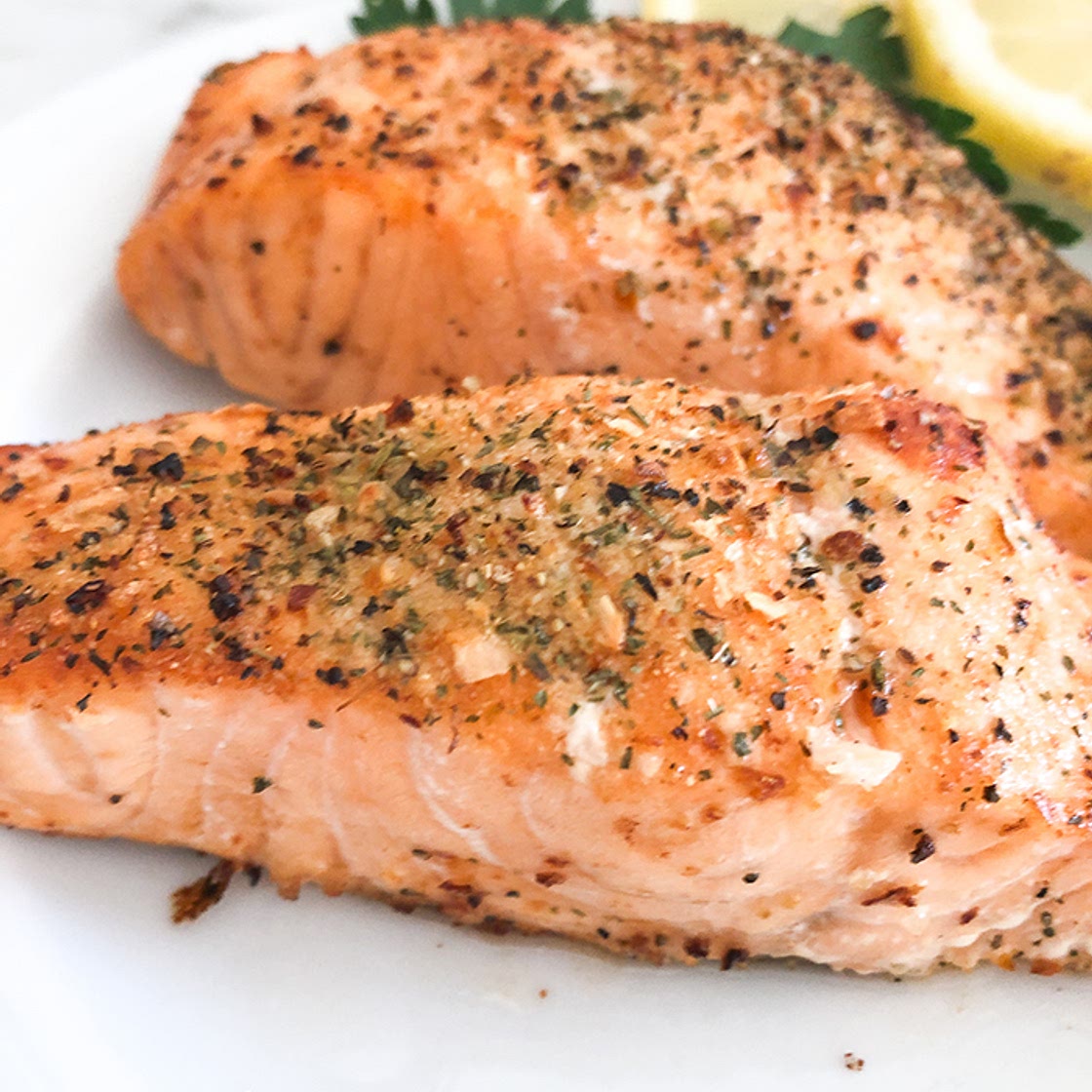 Cooked Salmon in Air Fryer