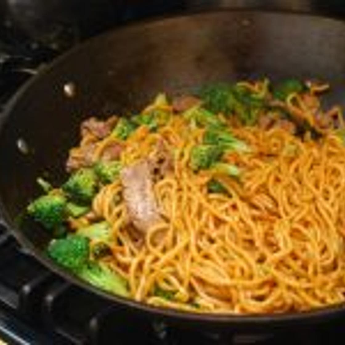 Stir-Fried Lo Mein With Beef and Broccoli Recipe
