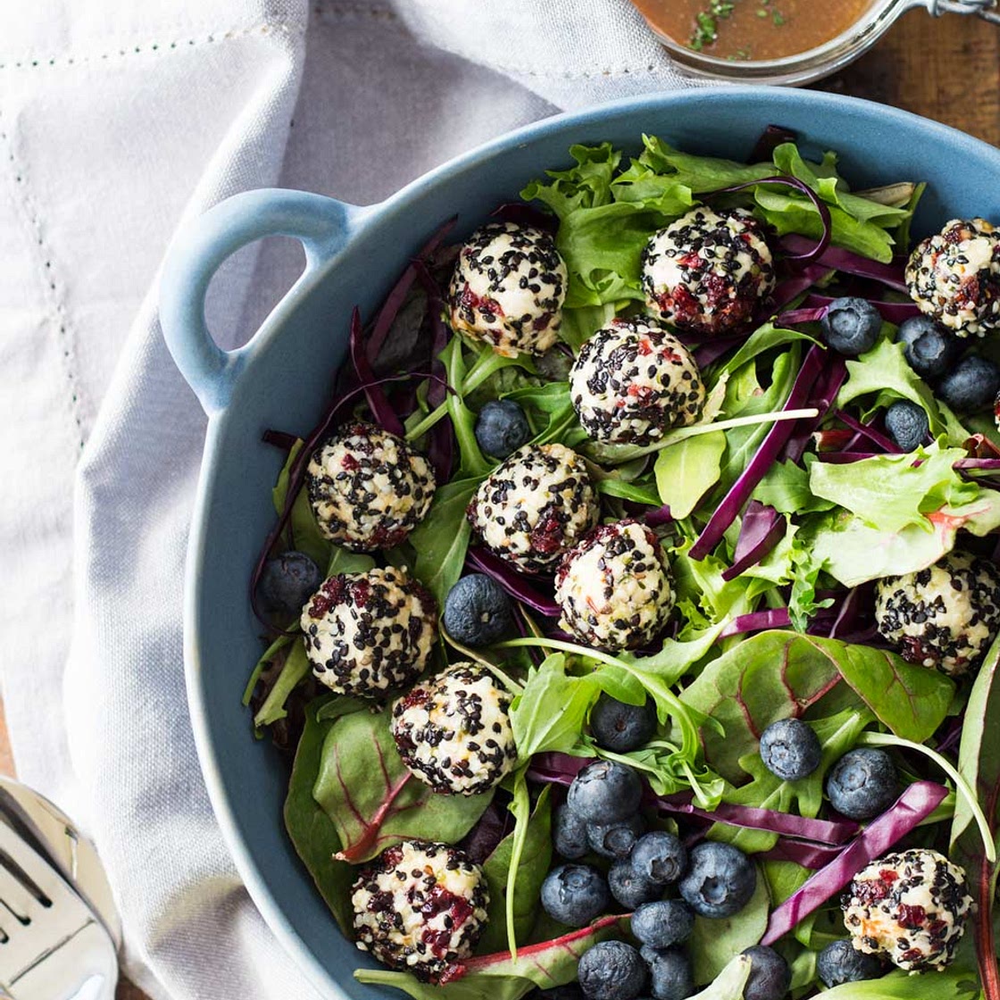 Warm Goat Cheese Salad