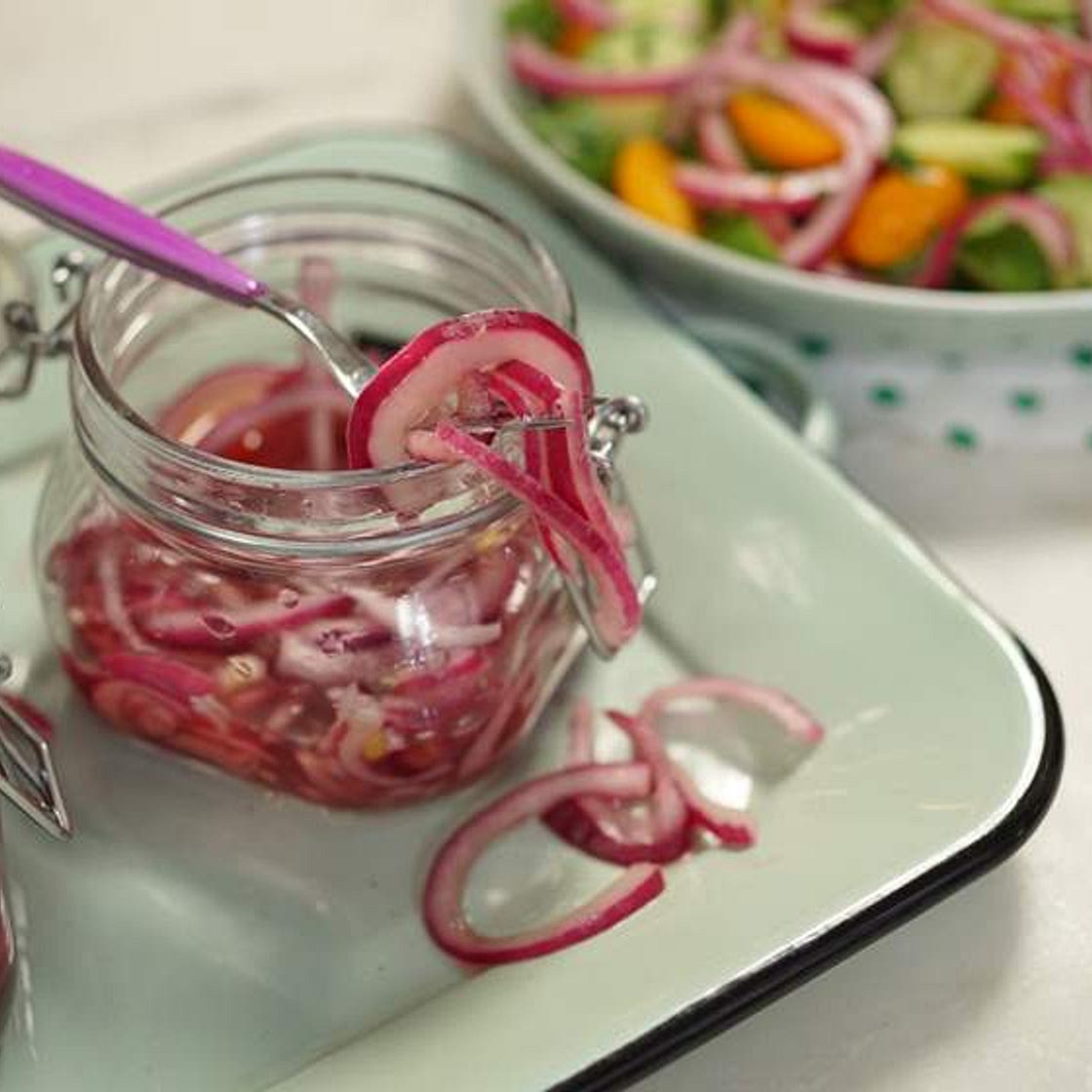 3-Ingredient Pickled Red Onions - Ellie Krieger