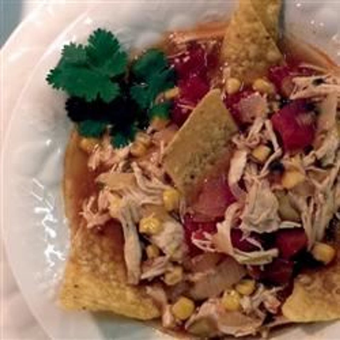 Chicken Enchilada Slow Cooker Soup