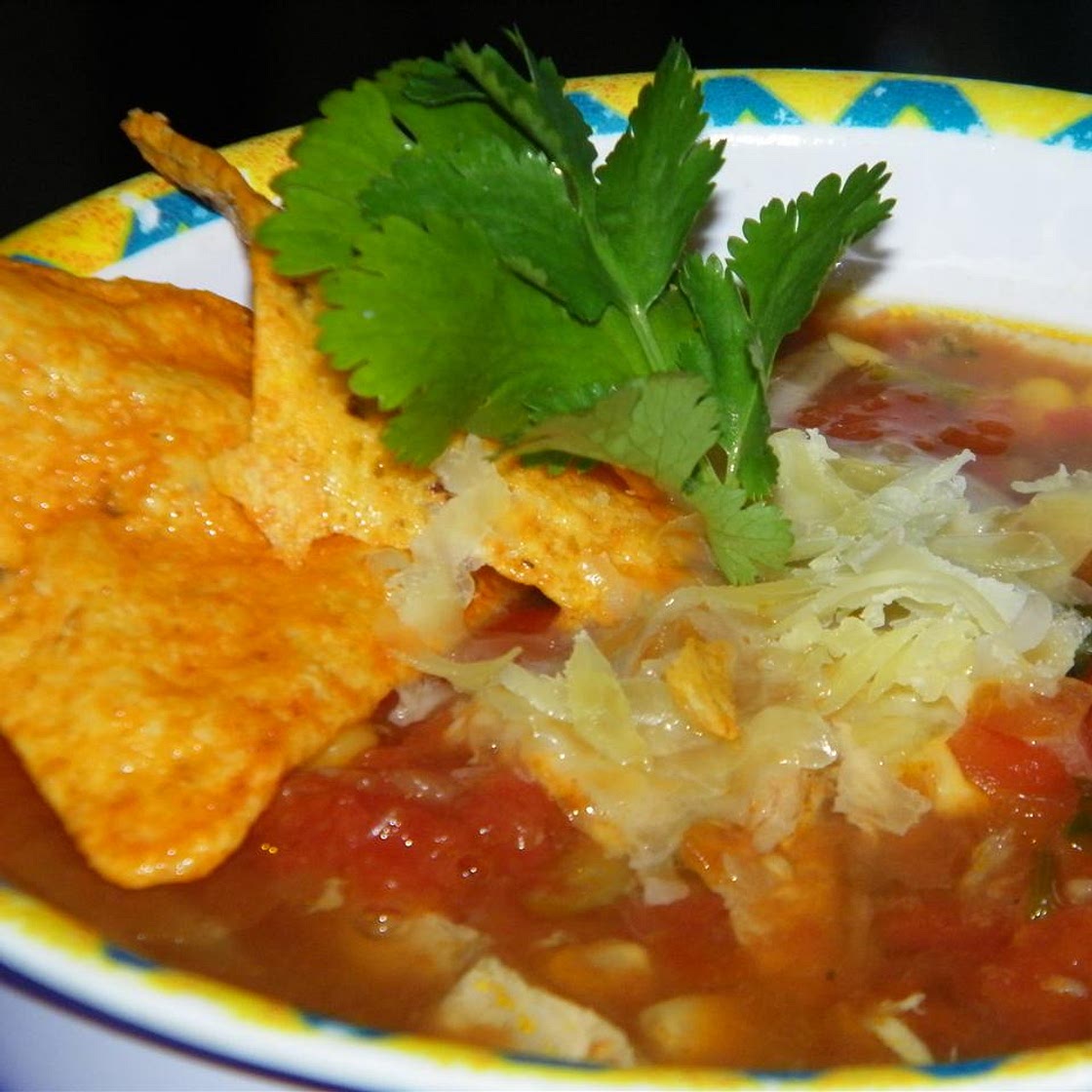 Chicken Enchilada Slow Cooker Soup