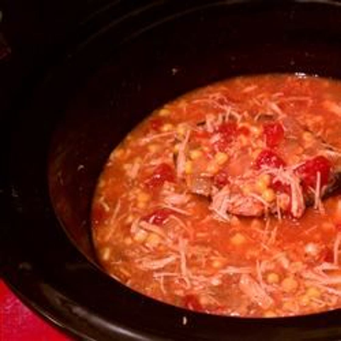 Chicken Enchilada Slow Cooker Soup