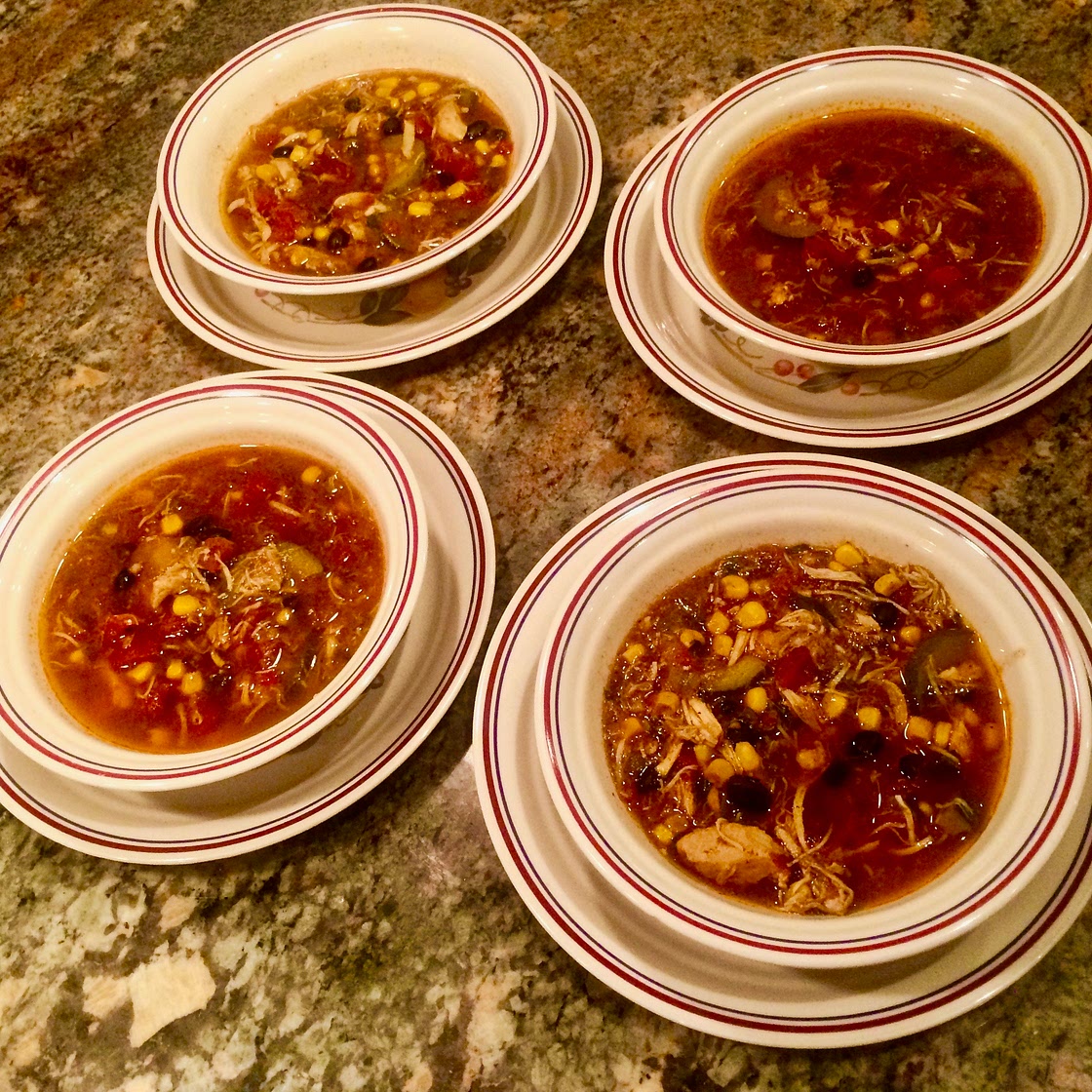 Chicken Enchilada Slow Cooker Soup