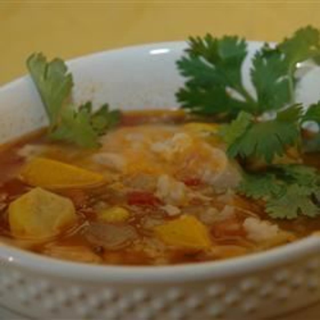 Chicken Enchilada Slow Cooker Soup
