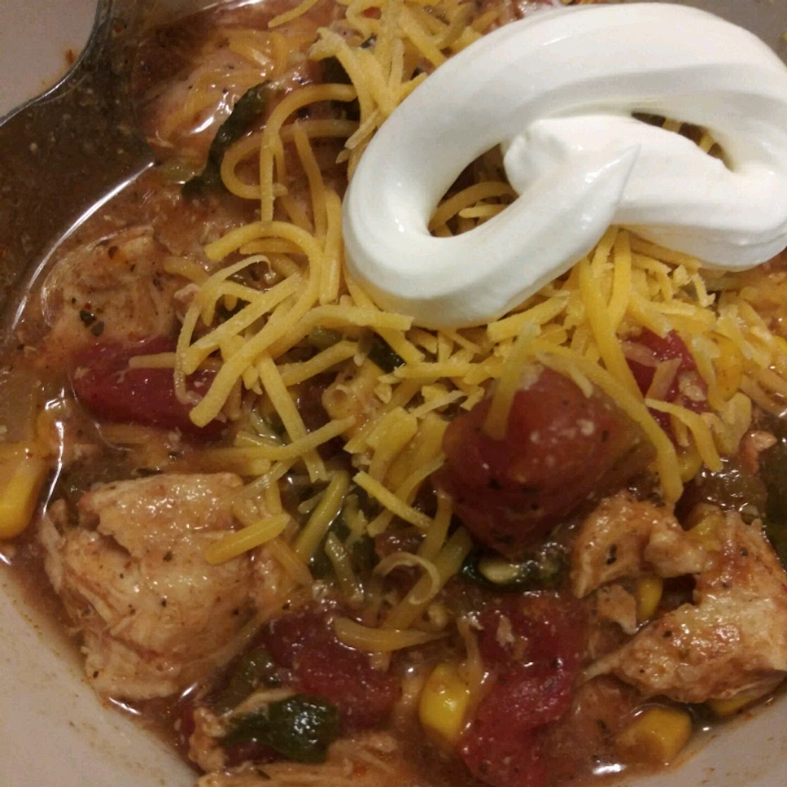Chicken Enchilada Slow Cooker Soup