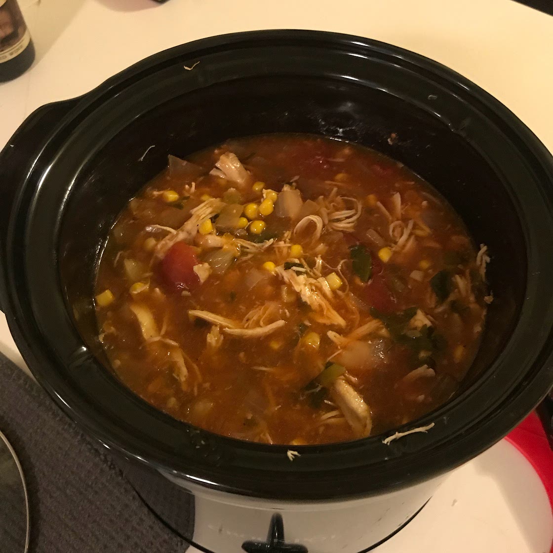 Chicken Enchilada Slow Cooker Soup