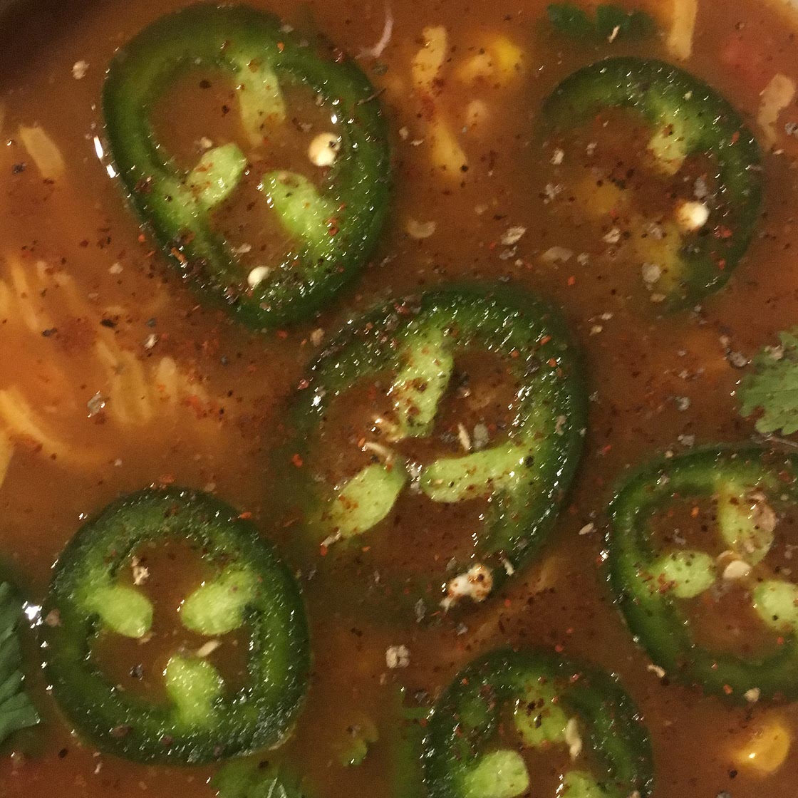 Chicken Enchilada Slow Cooker Soup