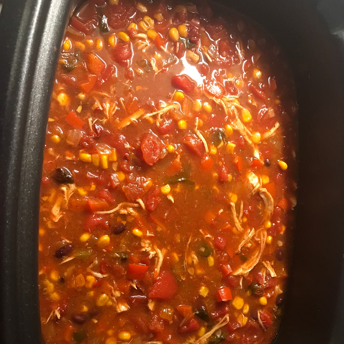 Chicken Enchilada Slow Cooker Soup