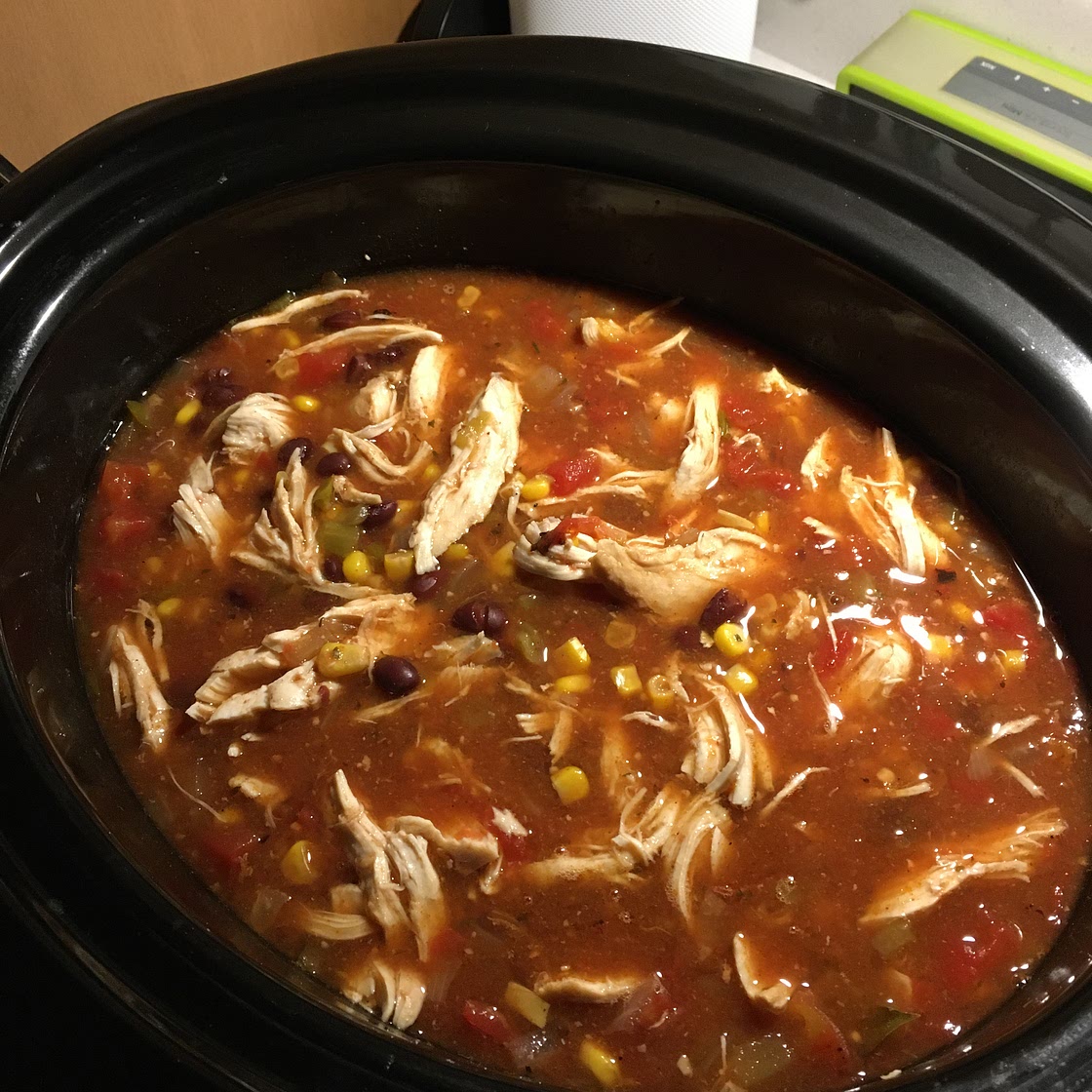 Chicken Enchilada Slow Cooker Soup