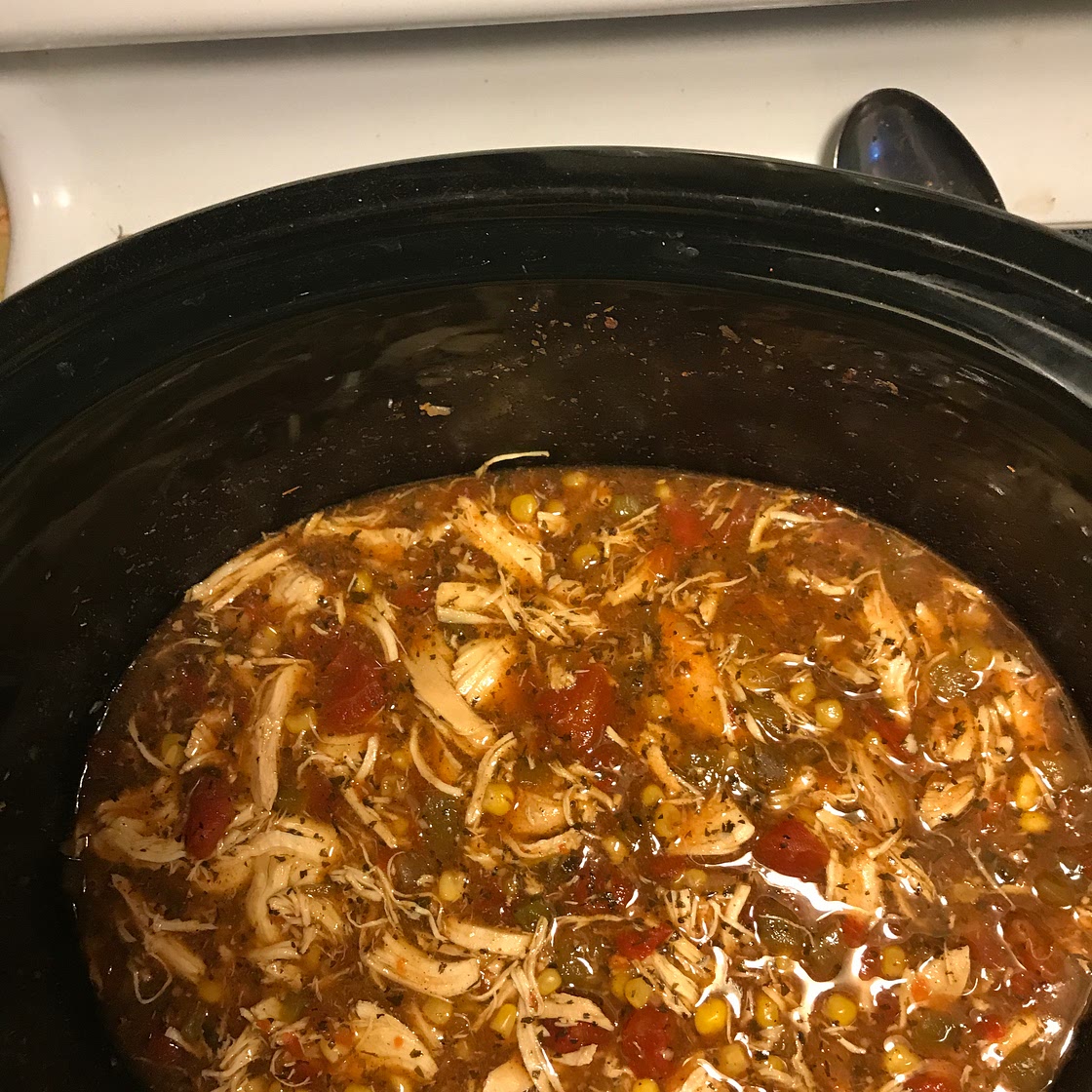 Chicken Enchilada Slow Cooker Soup