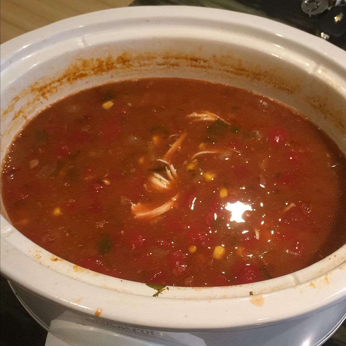Chicken Enchilada Slow Cooker Soup
