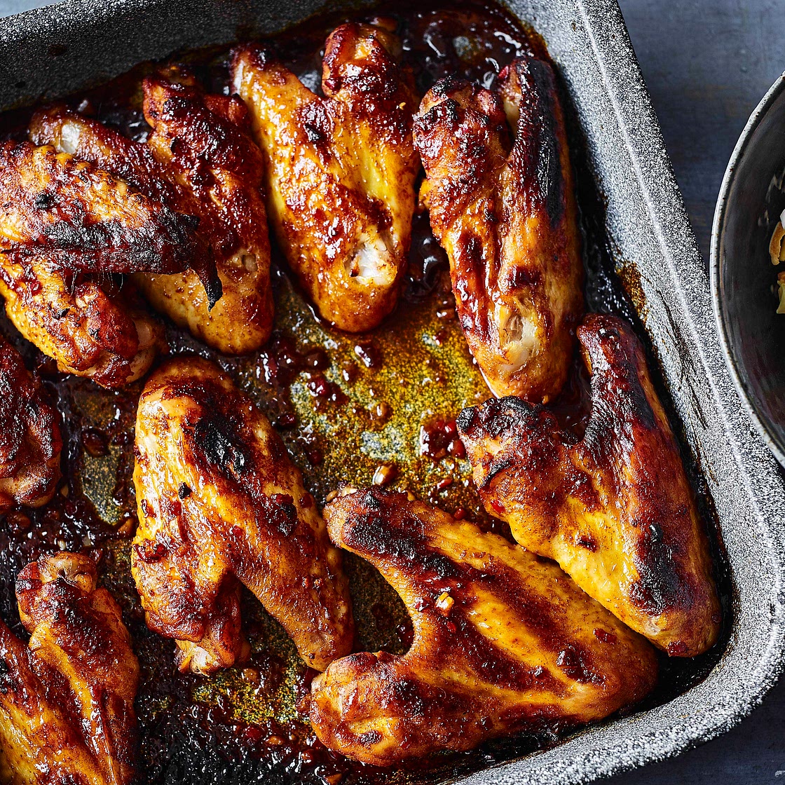 Smoked Texan chicken wings