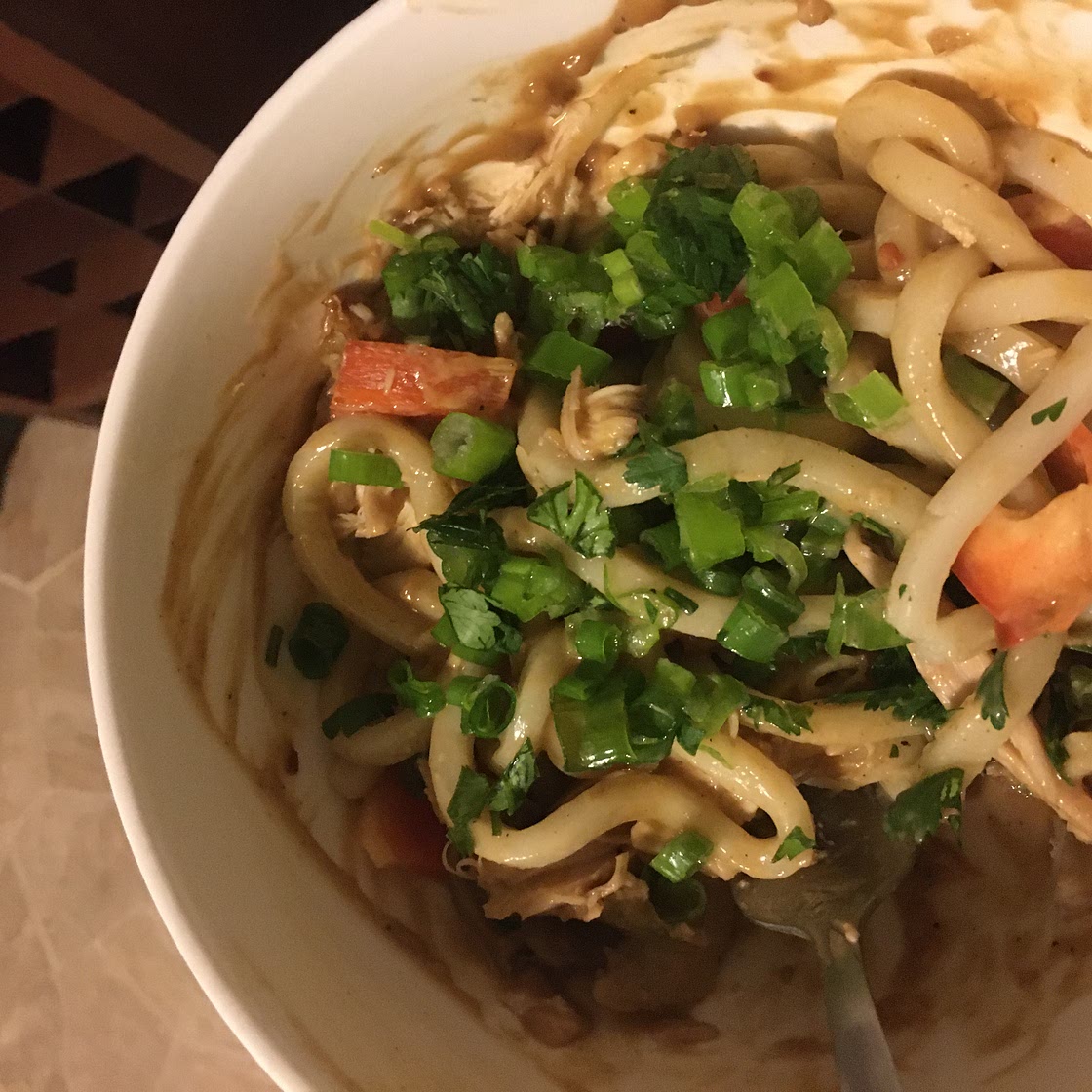 Udon Peanut Butter Noodles
