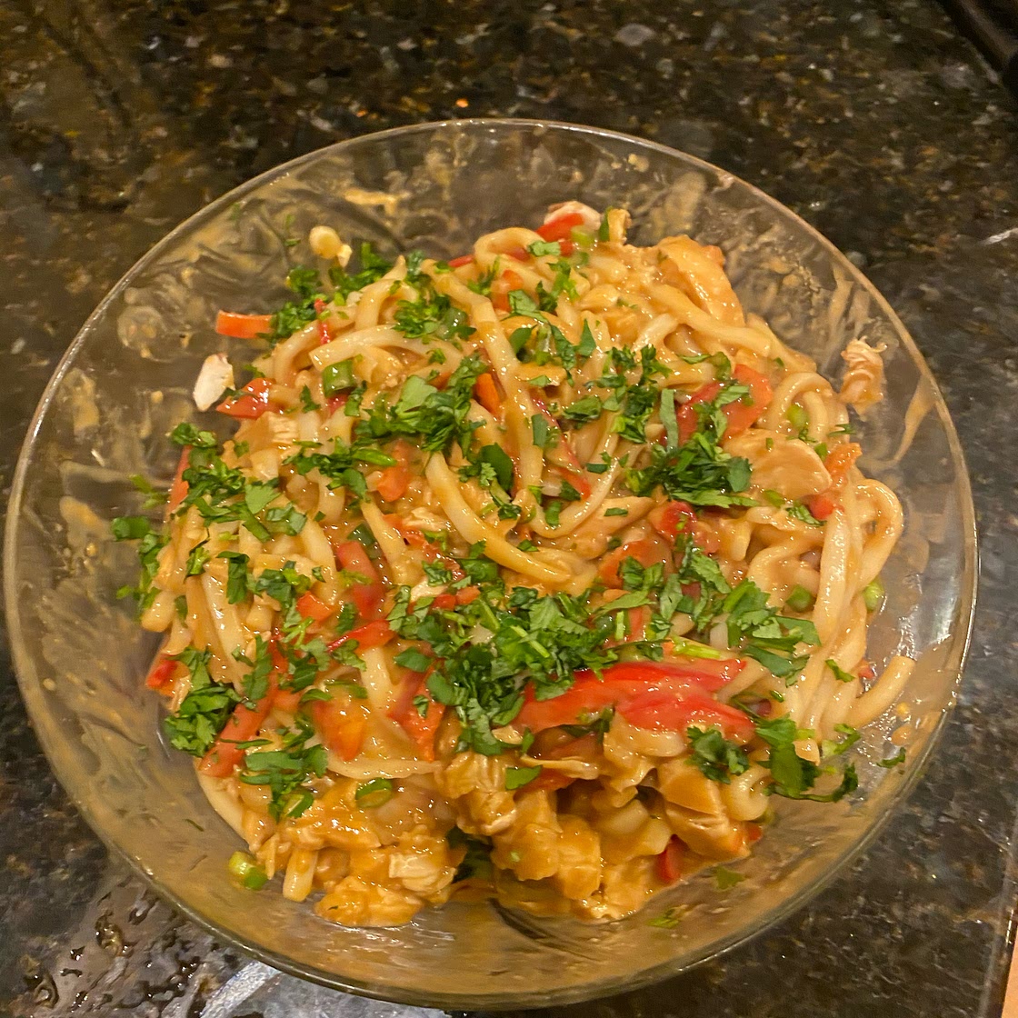 Udon Peanut Butter Noodles