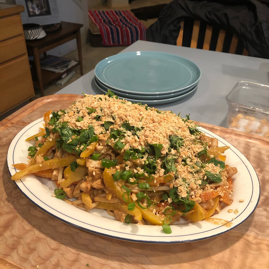Udon Peanut Butter Noodles