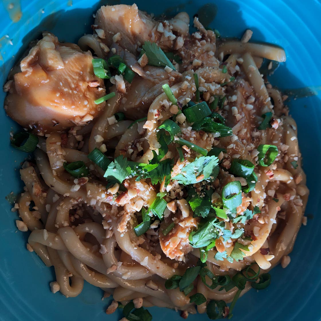 Udon Peanut Butter Noodles