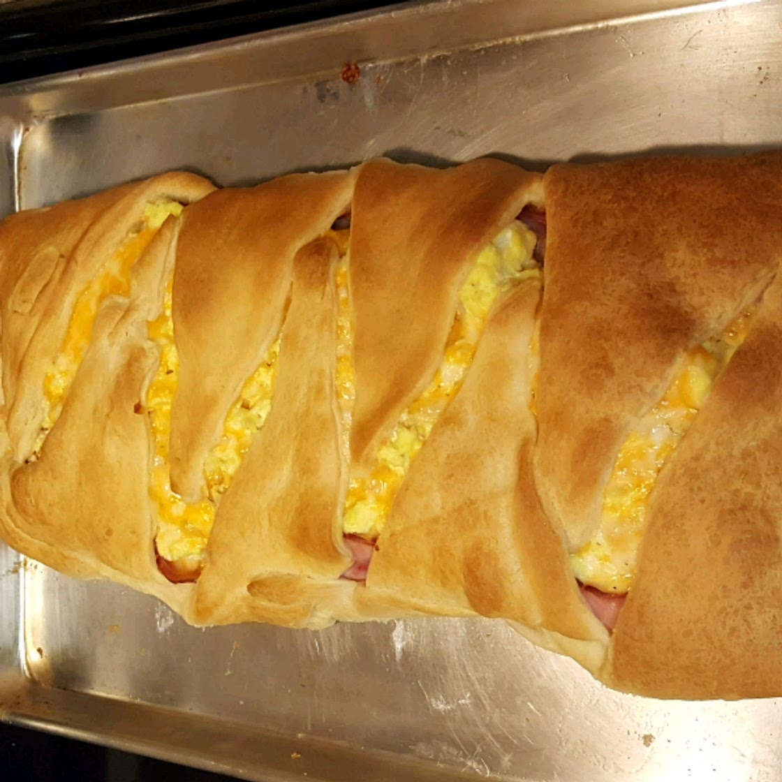 Ham Breakfast Braid