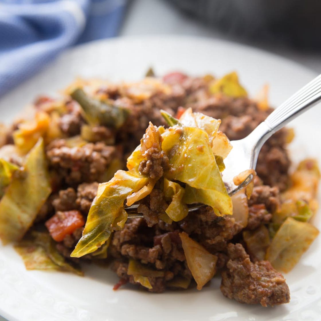 Keto Unstuffed Cabbage Skillet (Easy Low Carb Recipe)
