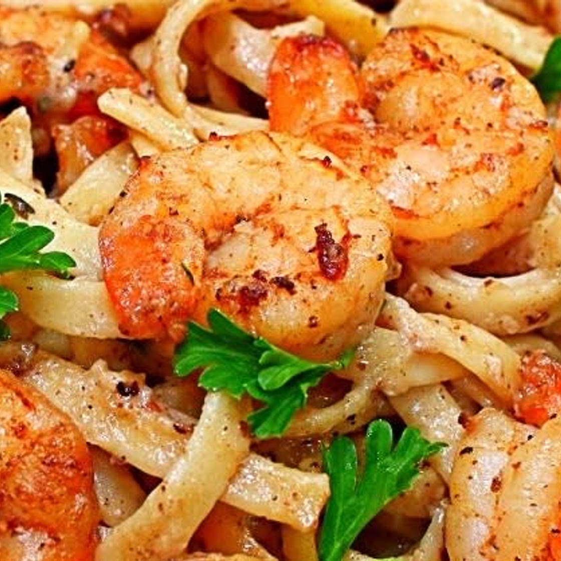 Alfredo Shrimp/Chicken