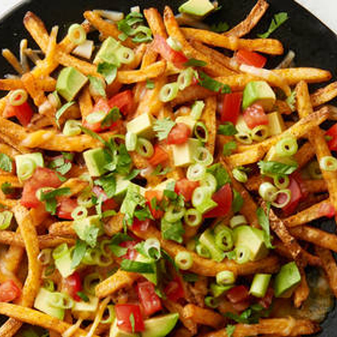 Air Fryer Loaded Taco Fries